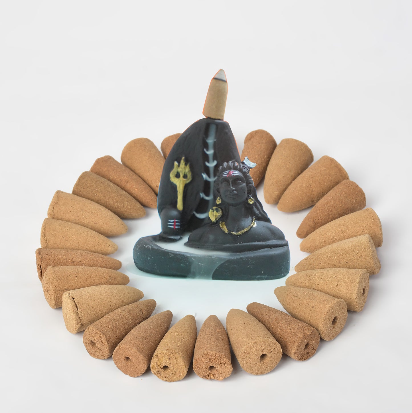 Ayesha Divine Exotic Collection – Premium Backflow Incense Cones (60 Cones, 4 Fragrances)