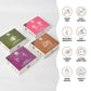 Ayesha Divine Floral Essence Collection – Premium Backflow Incense Cones (60 Cones, 4 Fragrances)