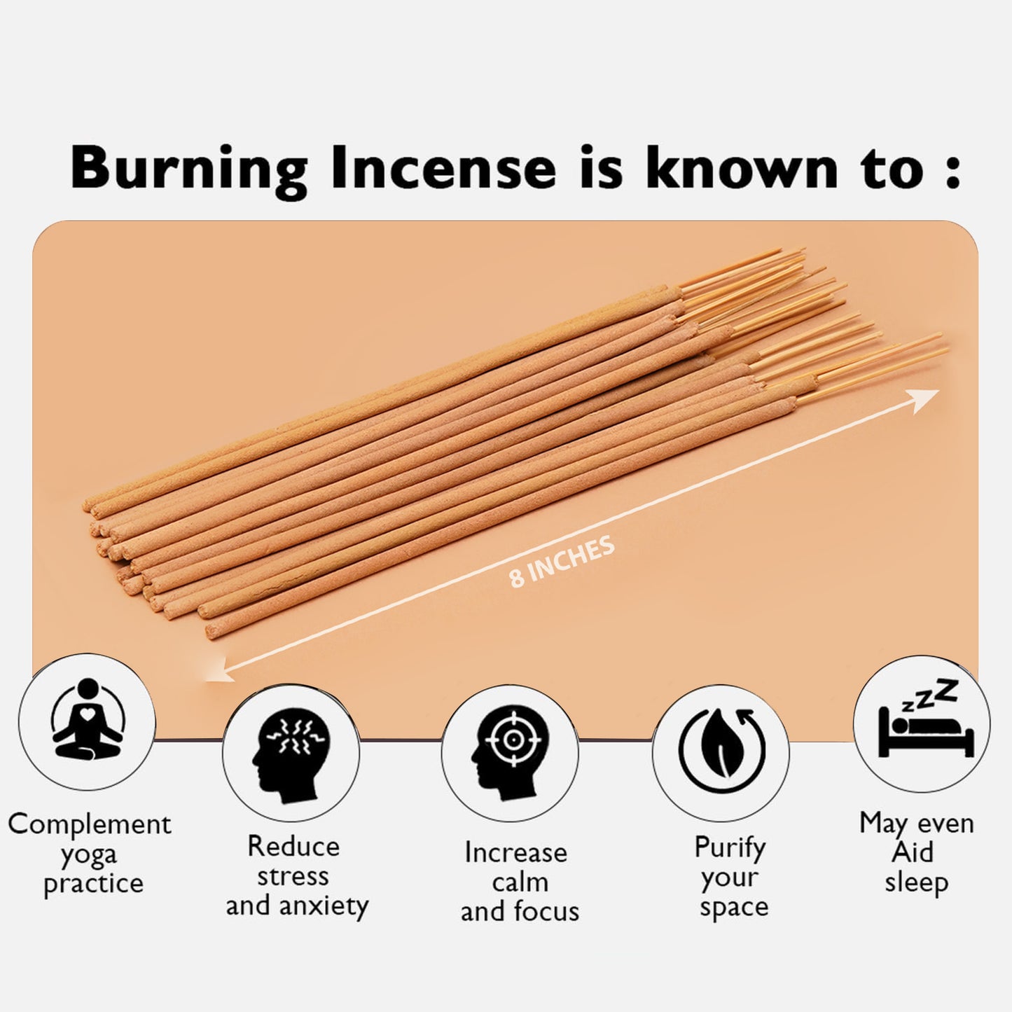 Ayesha Divine – Yamunotri Premium Incense Sticks (80 Count)
