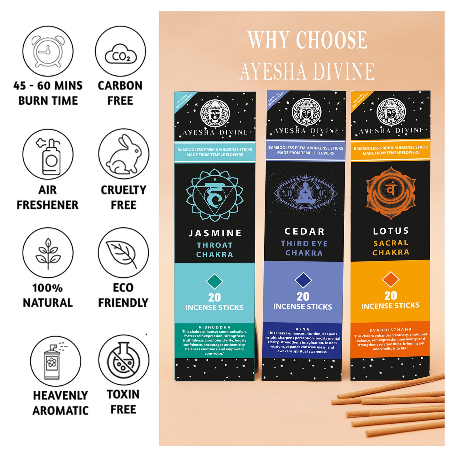 BAMBOOLESS INCENSE STICK
